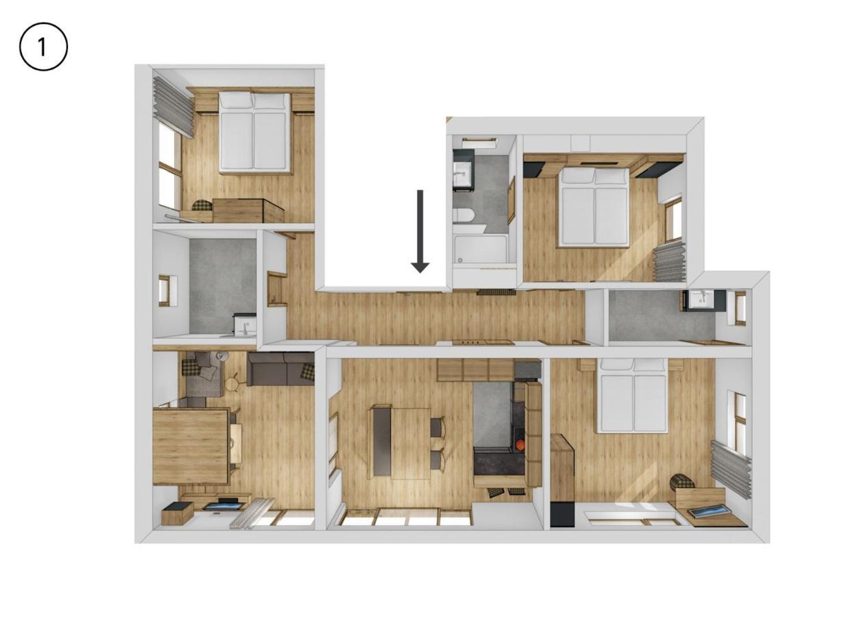 Appartement Foerra Tesido Luaran gambar